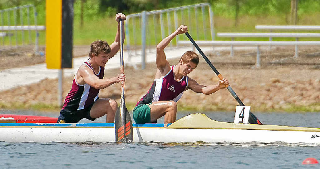 Jake Donaghey and Alexander Haas in the C2 1000 national finals. Jake Donaghey and Alexander Haas in the C2 1000 national finals.